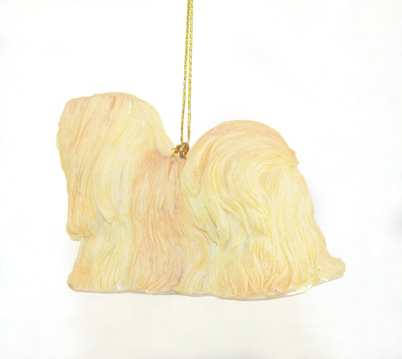 Lhasa Apso Dog Ornament - Shelburne Country Store