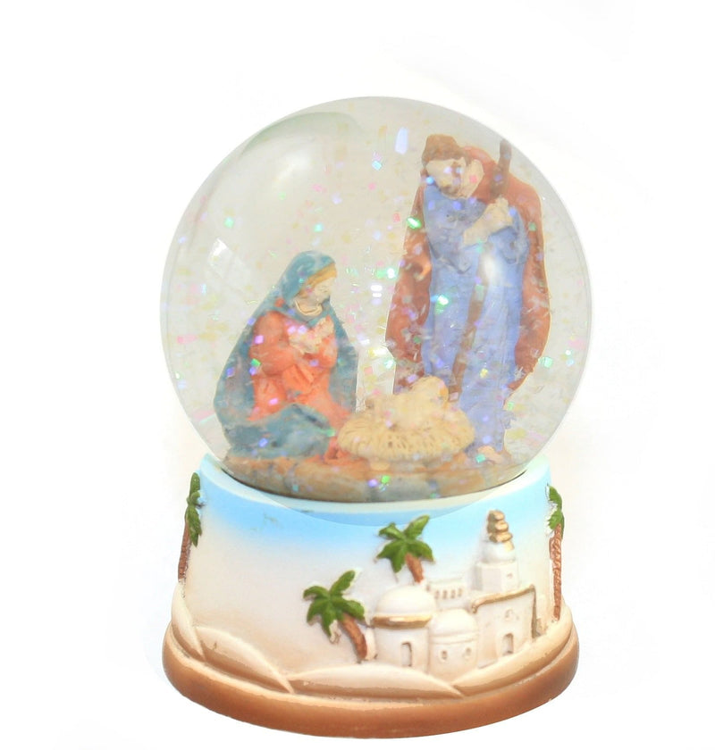 Resin Nativity Water Globe - - Shelburne Country Store