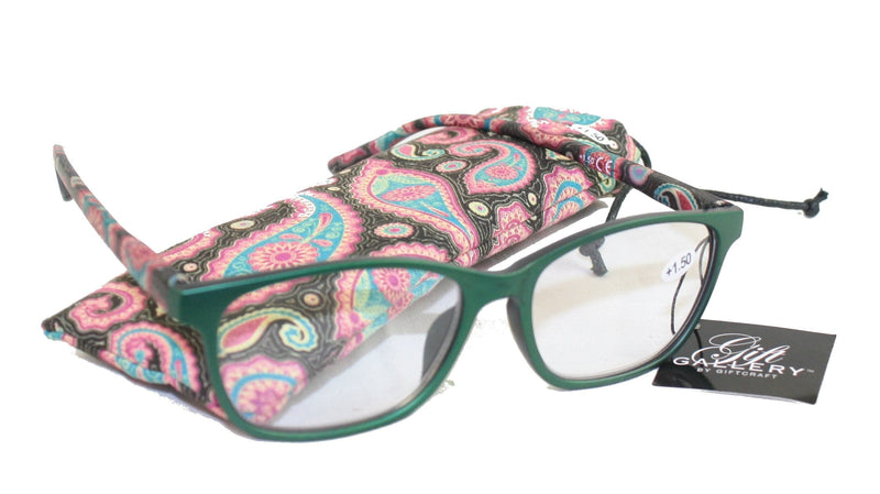 Colorful Paisley Pattern Frame Reader - - Shelburne Country Store