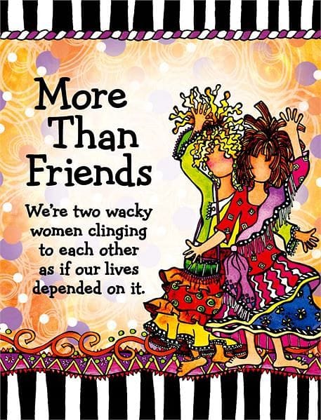 Pocket Pad - More Than Friends We're Two Wacky Women - Shelburne Country Store
