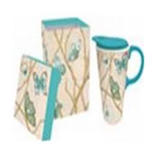 Butterflies Travel Latte Cup - Shelburne Country Store