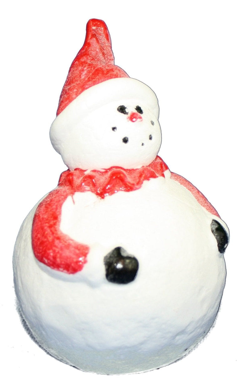 4.5 Inch Wax Snowman Candle - - Shelburne Country Store
