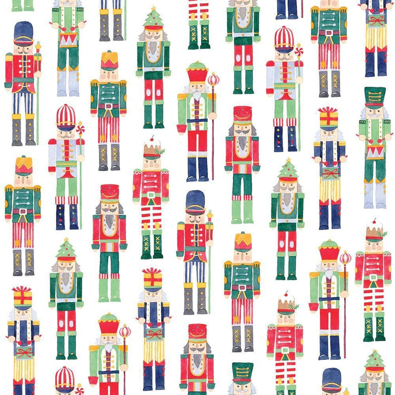 March of the Nutcrackers Gift Wrapping Paper - 30" x 8' Roll - Shelburne Country Store