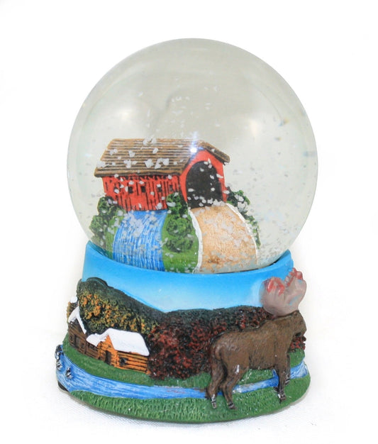 Large Covered Bridge Snowglobe - Shelburne Country Store