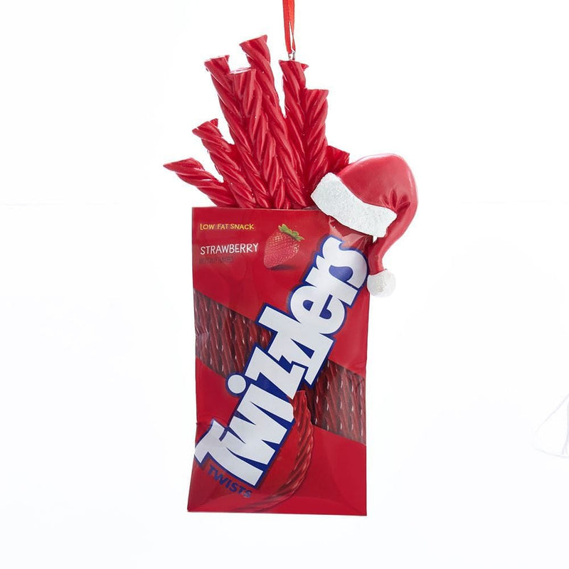 Hershey's Twizzlers With Santa Hat Ornament - Shelburne Country Store