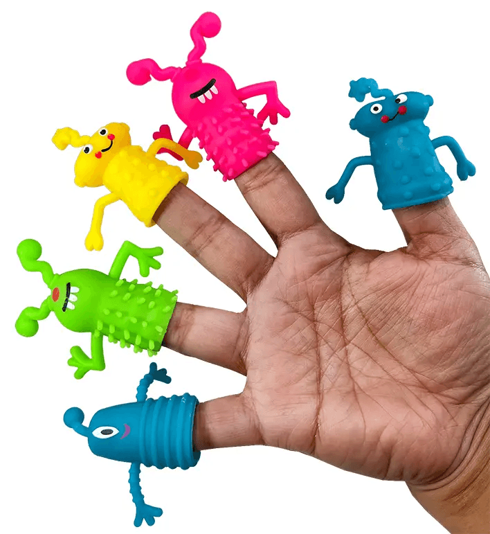 Stretchy Monster Finger Puppet 5 pc. - Shelburne Country Store