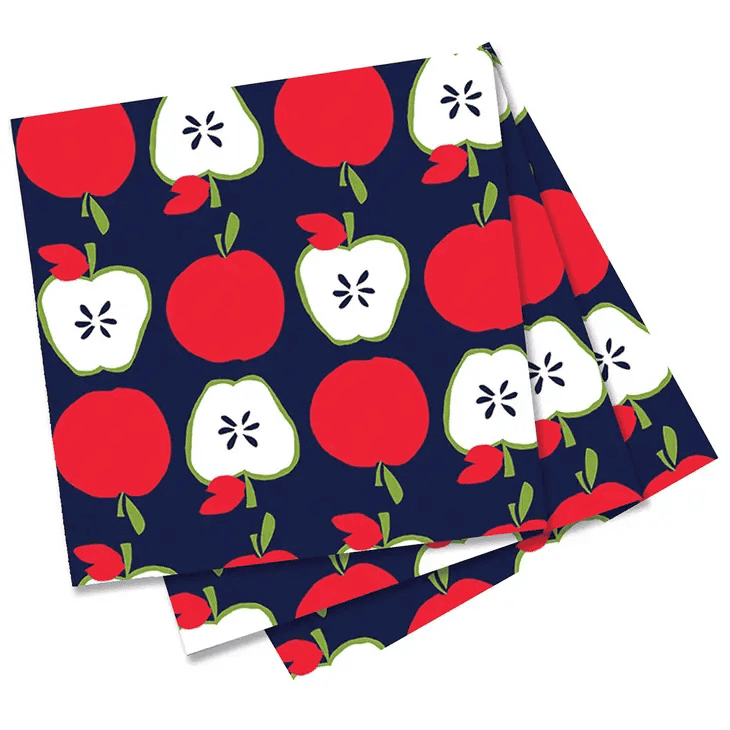 Apples Paper Napkins - Pack of 20 - Shelburne Country Store