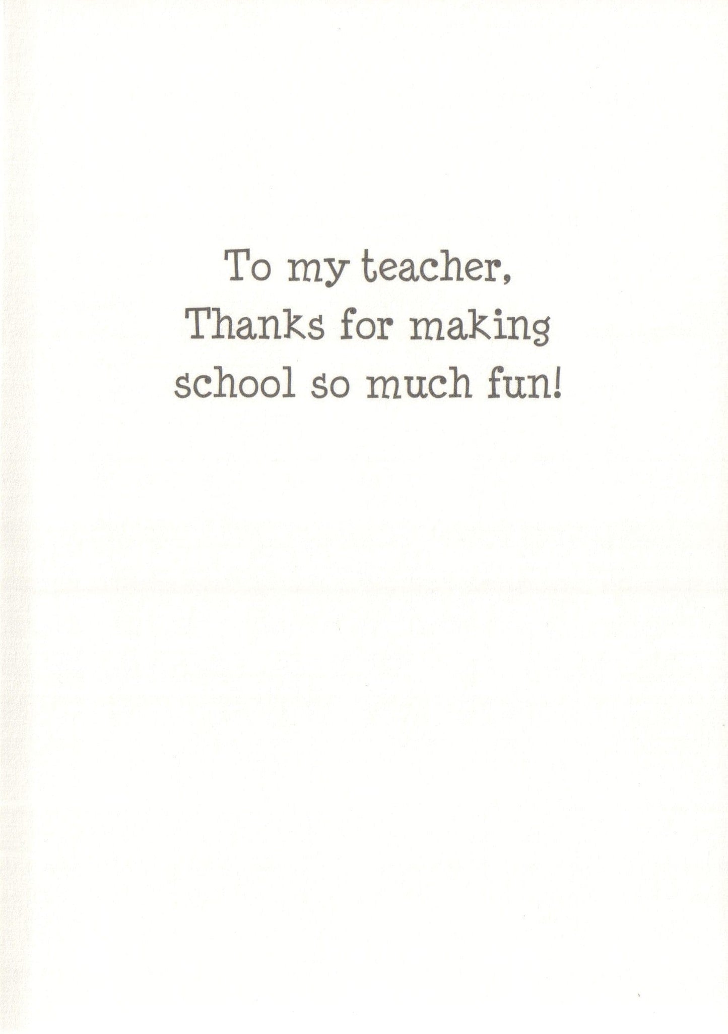 Teacher Thanks Bus - Shelburne Country Store