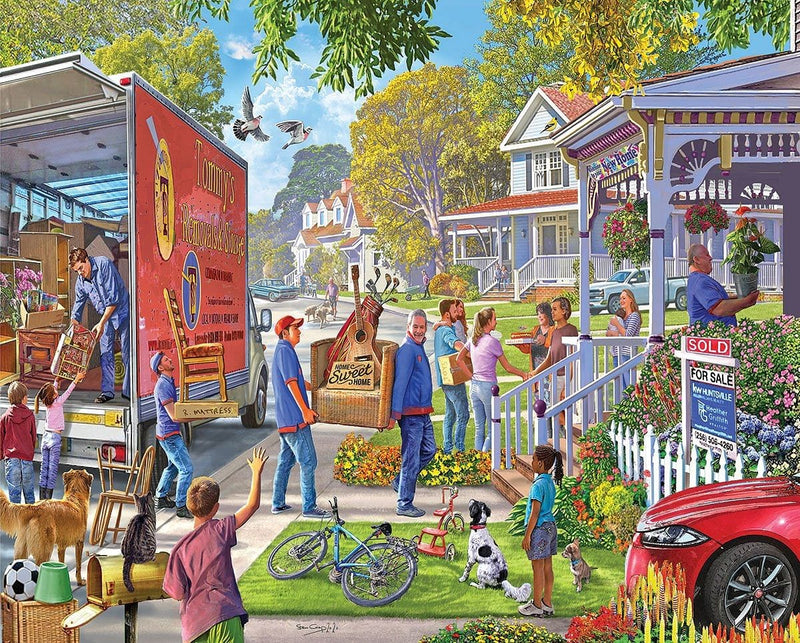 Moving In   - 1000 Piece Jigsaw Puzzle - Shelburne Country Store