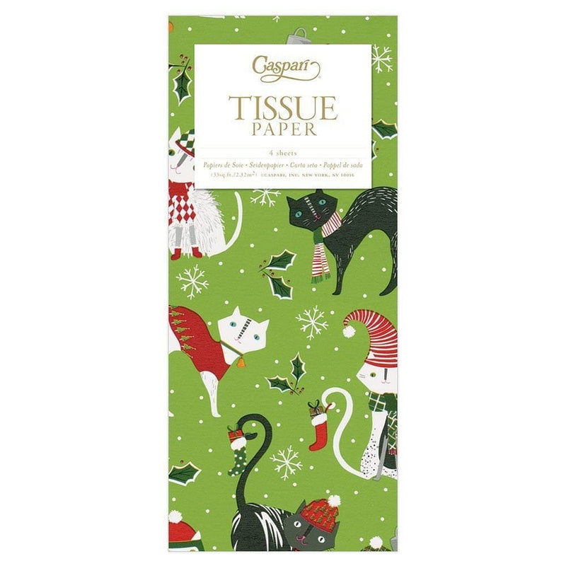 Yule Cats Tissue Pkg 4 Sheets - Shelburne Country Store