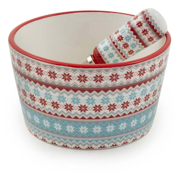 Fancy Forest Bowl & Spreader Christmas Set - Shelburne Country Store