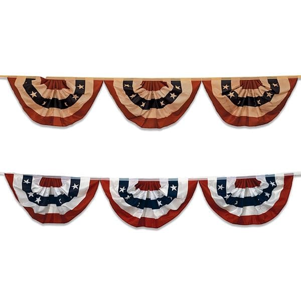 72" Patriotic Bunting Garland - - Shelburne Country Store