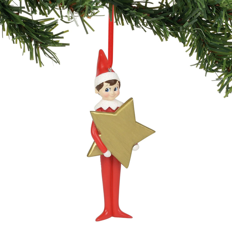 Elf on the Shelf with Star - Shelburne Country Store