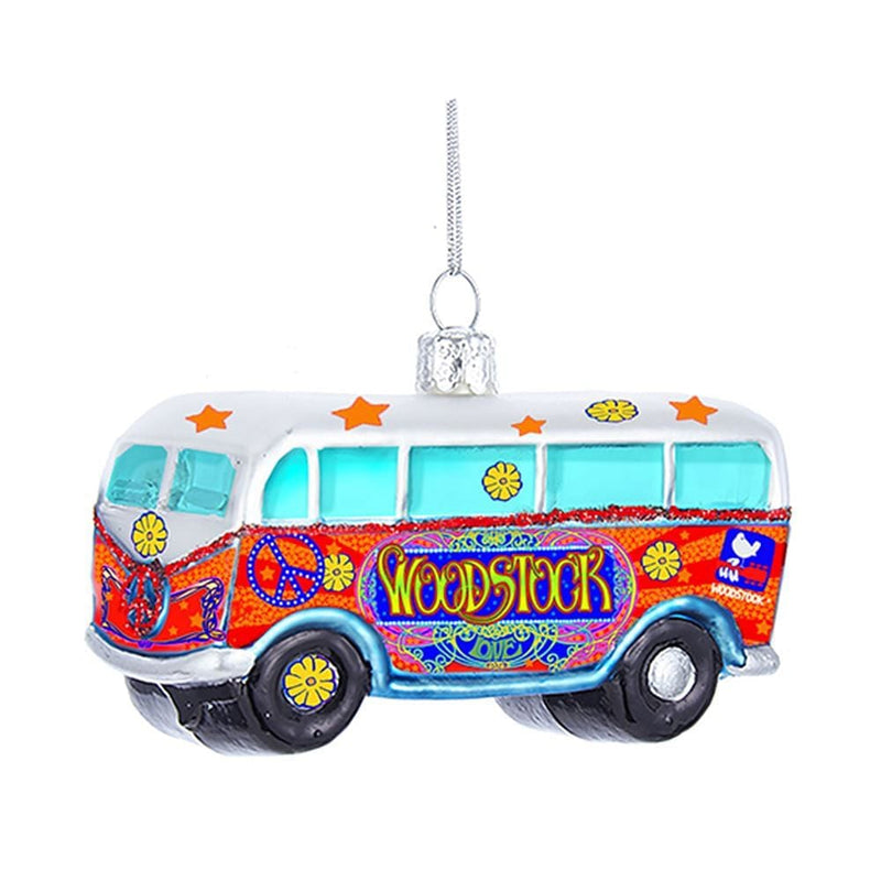 Woodstock Peace and Love Bus Ornament - Shelburne Country Store