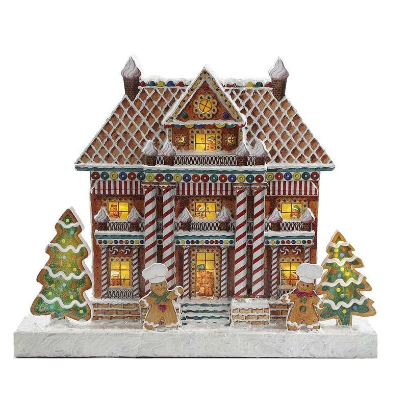 17.7 inch Led Gingerbread Mansion - Shelburne Country Store