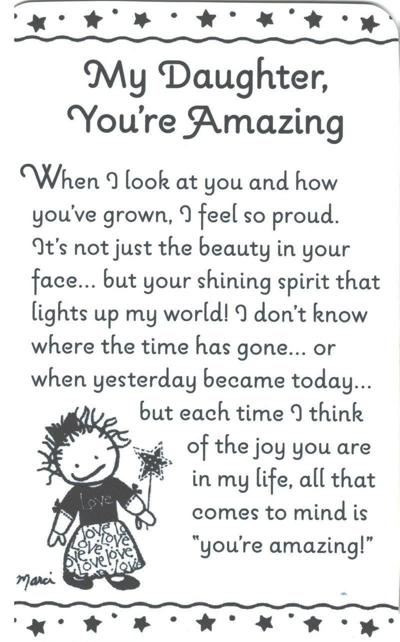 My Daughter Youre Amazing - Wallet Card - Shelburne Country Store