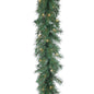 9'x10" Aspen Spruce Garland - Clear Lights - Shelburne Country Store