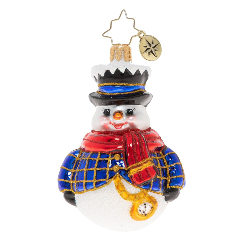 Jolly All A-Round Snowman - Little Gem Ornament - Shelburne Country Store