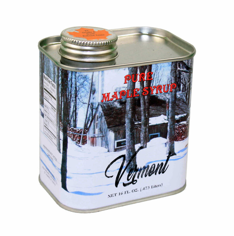 Maple Syrup Tin - Dark Robust - 16 Ounce - Shelburne Country Store