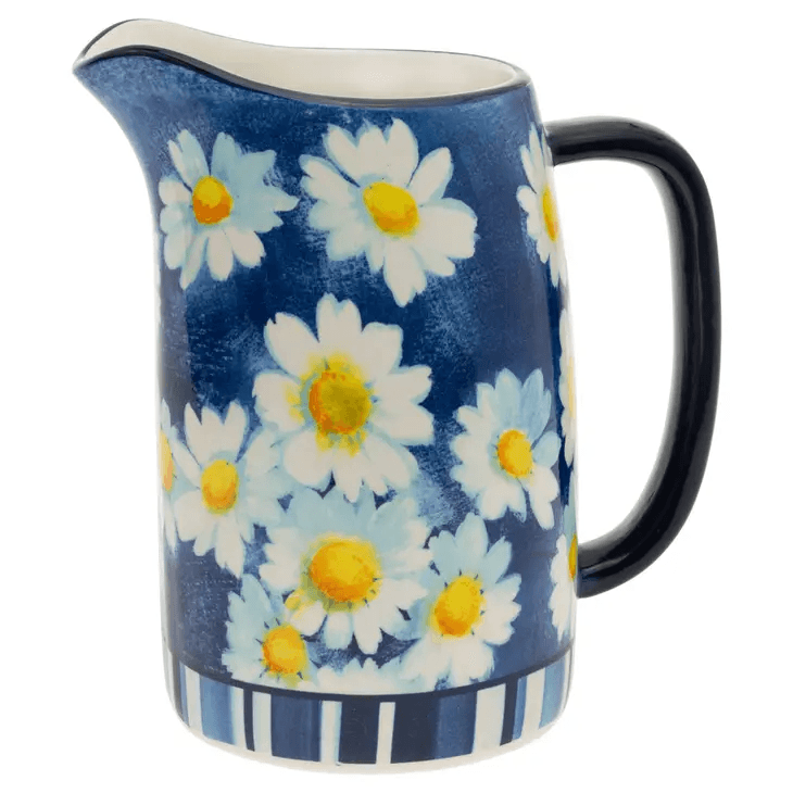 8" Tall Ceramic Agnetha Pitcher - Shelburne Country Store