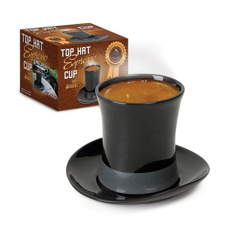 Top Hat Espresso Cup with Saucer - Shelburne Country Store