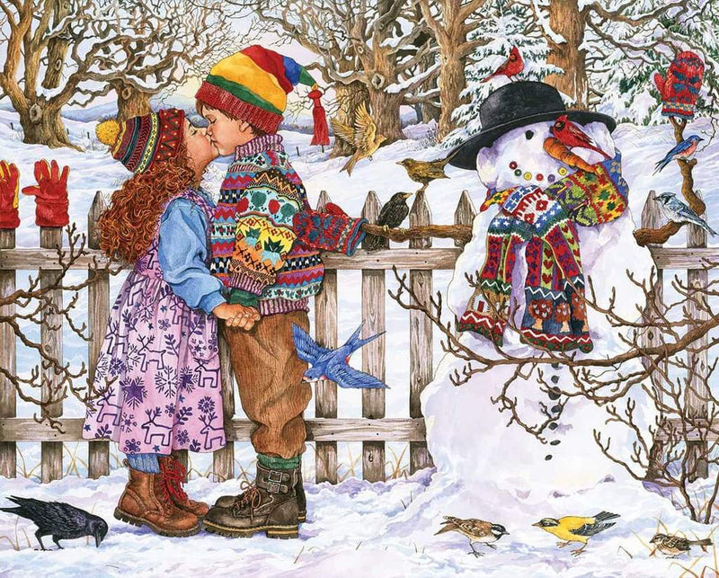 First Kiss - 1000 Piece Jigsaw Puzzle - Shelburne Country Store