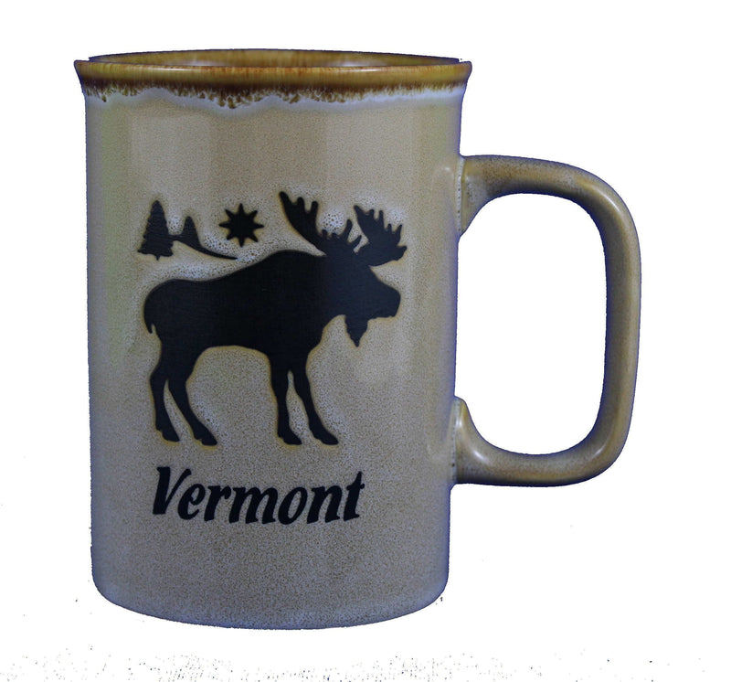 Vermont Moose - Drip Glaze Mug - - Shelburne Country Store