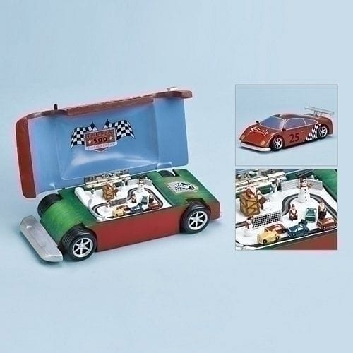 Musical Race Car With Track - 10" - Shelburne Country Store