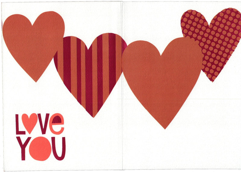 Large Hearts w/HVD Valentine's Day Greeting Card - Shelburne Country Store