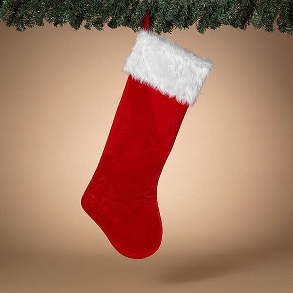 29 Inch Red & White Classic Stocking - Shelburne Country Store