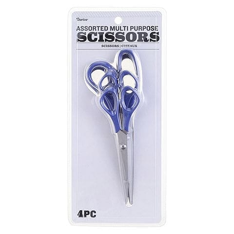 Multi-Purpose Stainless Steel Scissors - 4 Pack - Shelburne Country Store
