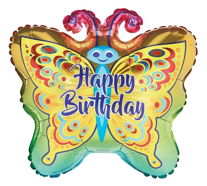 Bold Butterfly Foil Mylar Balloon - Shelburne Country Store