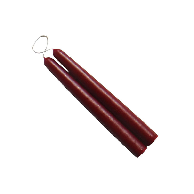 Mole Hollow Taper Pair (Burgundy Red) - - Shelburne Country Store