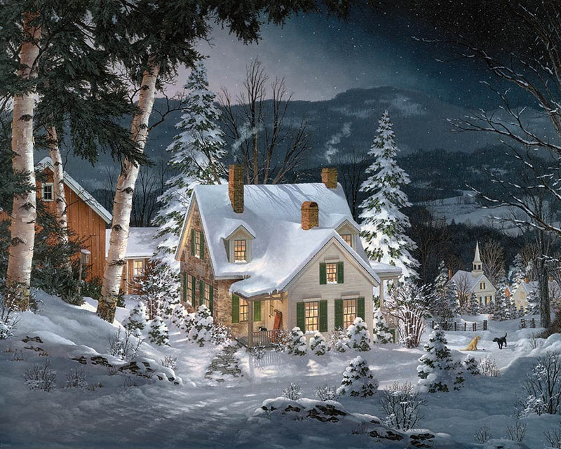 Fred Swan Friends In Winter Puzzle - 1000 Piece - Shelburne Country Store
