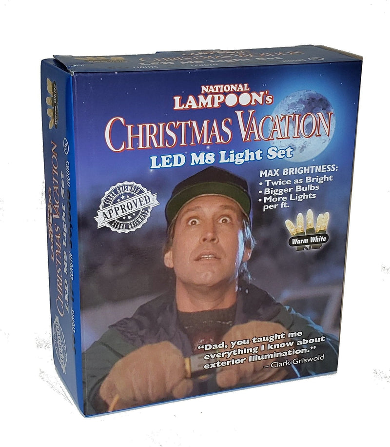 Christmas Vacation String Lights - LED M8 50 Lights -  Warm White - Shelburne Country Store