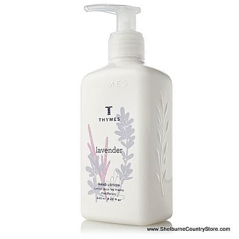 Thymes - Lavender Hand Lotion with Pump - 8.25 oz - Shelburne Country Store