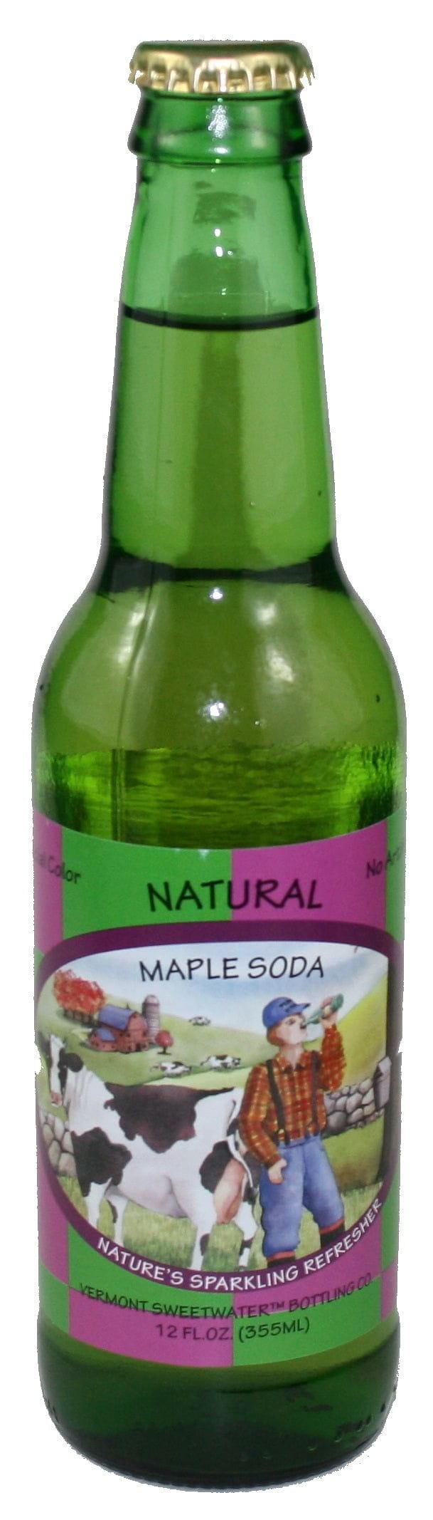 Vermont Sweetwater All Natural Glass Bottle Soda (Maple Soda) - Shelburne Country Store