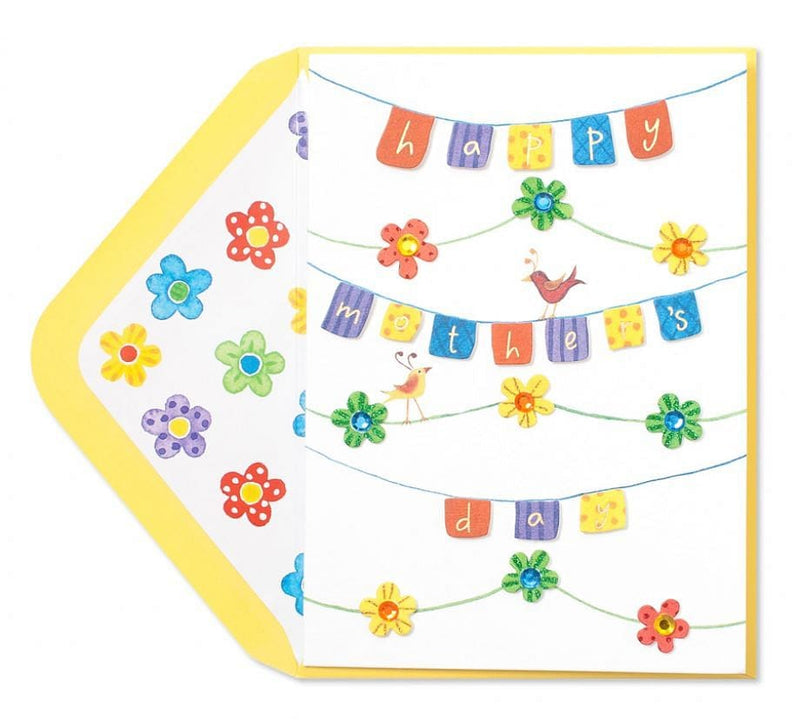 Banner Text Flower Mothers Day Card - Shelburne Country Store