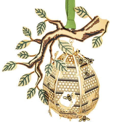 Brass Beehive Ornament - Shelburne Country Store