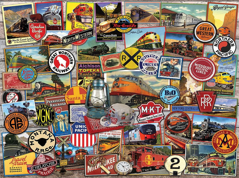 All Aboard Puzzle - 1000 Piece - Shelburne Country Store