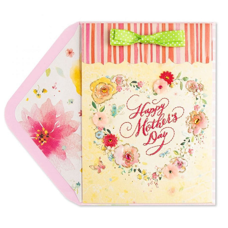 Painterly Floral Heart Mother's Day Card - Shelburne Country Store
