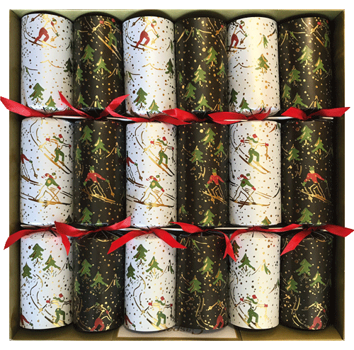 Winter Sports - Christmas Crackers-12 Inch Long - Shelburne Country Store