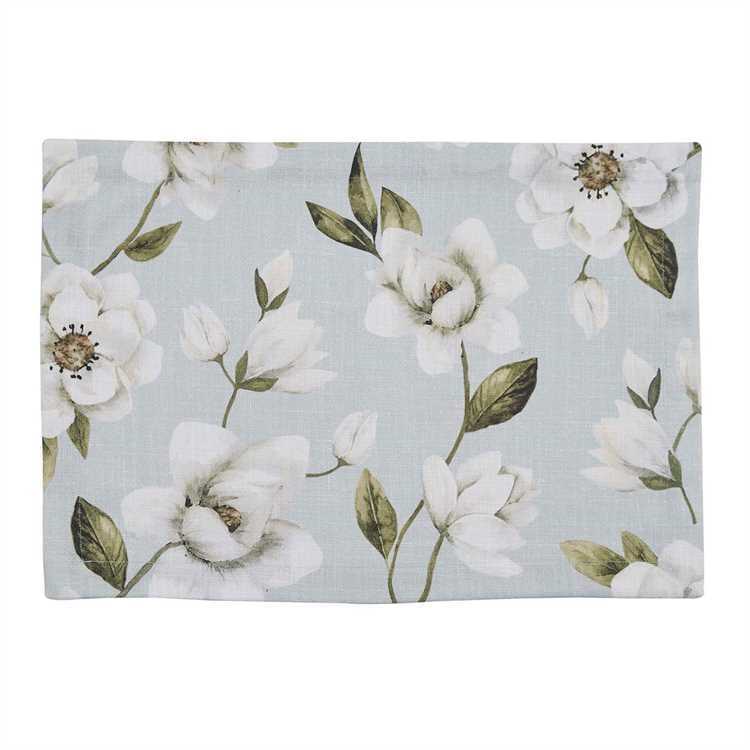 Magnolia Floral Print Placemat - Shelburne Country Store