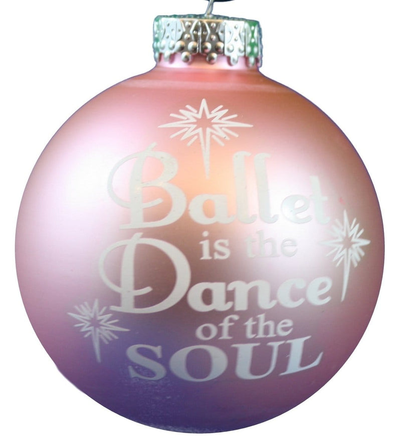 80mm Glass Ballet Ball  - Heart - Shelburne Country Store