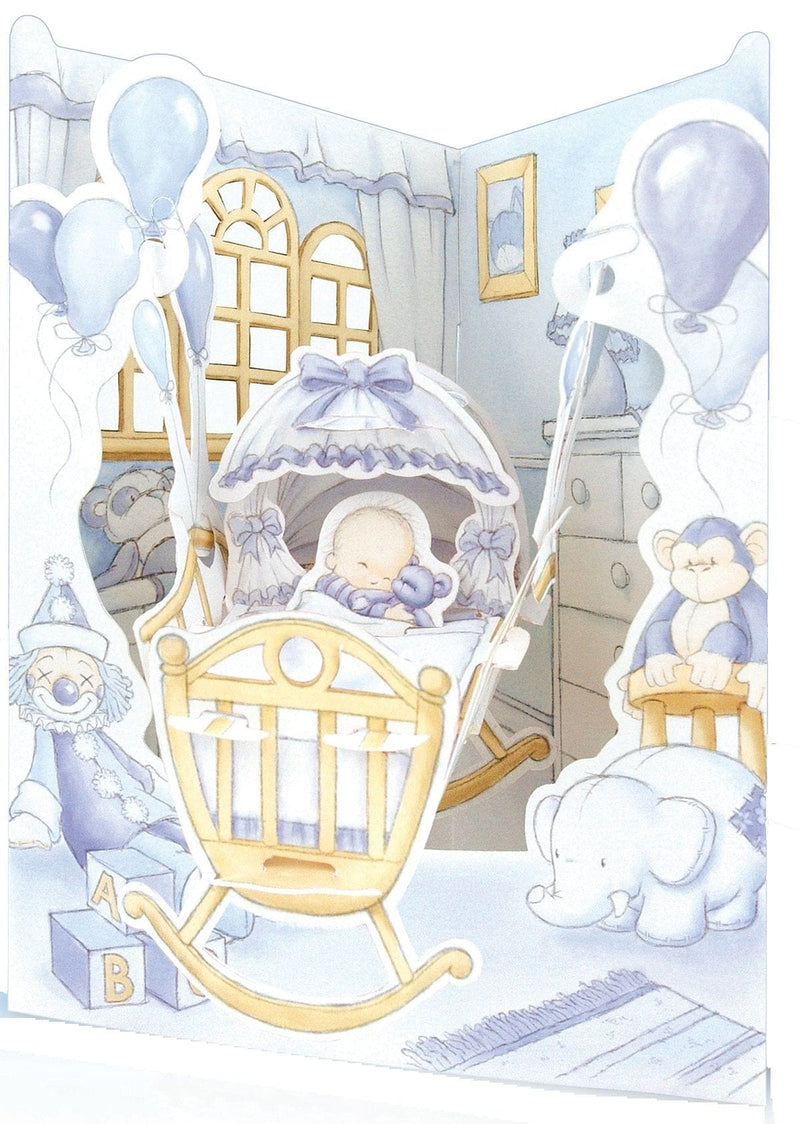 Cradle Boy - Swing Card - Shelburne Country Store