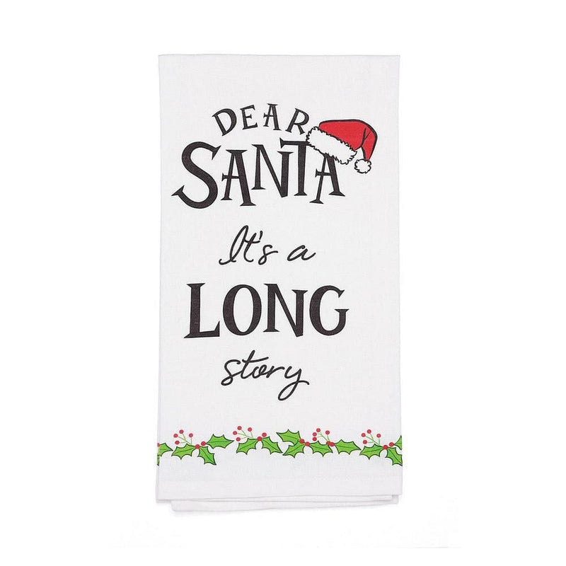 Dear Santa Story Bar Towel - Shelburne Country Store