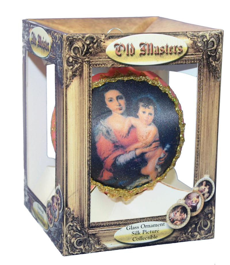 Krebs Masters on Silk 2021 Ornament -  Virgin and Child - Shelburne Country Store