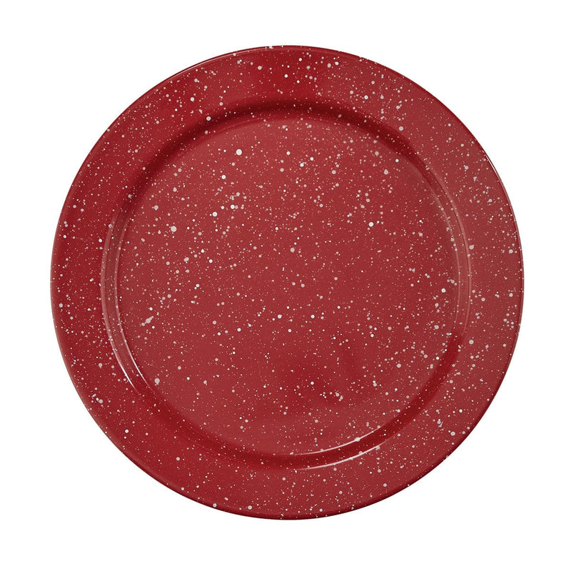 Granite Enamelware Dinner Plate - Red - Shelburne Country Store