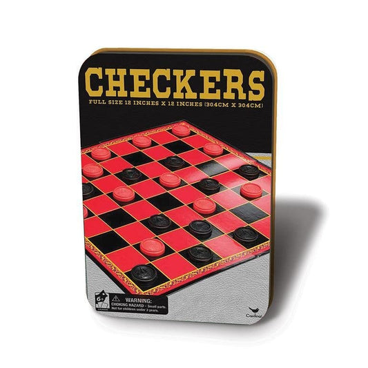 Checkers in a Durable Storage Tin - Shelburne Country Store