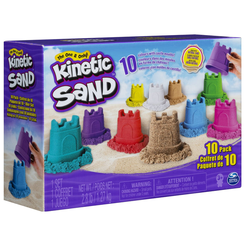 Kinetic Sand Castle Containers 10-Color Pack - Shelburne Country Store